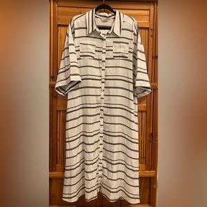 Tucker silk shirtdress